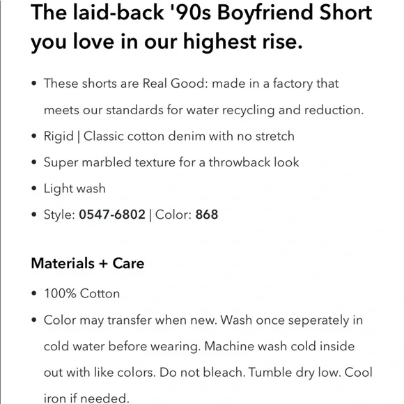 American Eagle Highest Rise 90s Boyfriend Short - Picture 9 of 10
